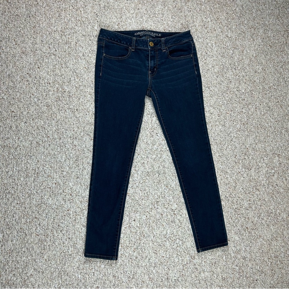 American Eagle Jegging Mid Rise Dark Wash